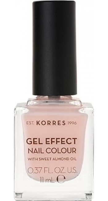 Korres Gel Effect Nail Colour No.4 Peony Pink Βερνίκι Νυχιών, 11ml