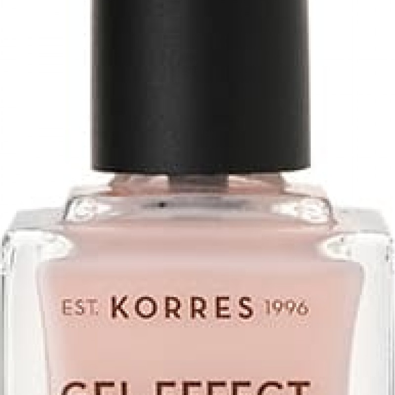 Korres Gel Effect Nail Colour No.4 Peony Pink Βερνίκι Νυχιών, 11ml