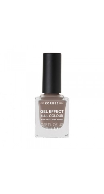 Korres Gel Effect Nail Colour No.95 Stone Grey Βερνίκι Νυχιών, 11ml