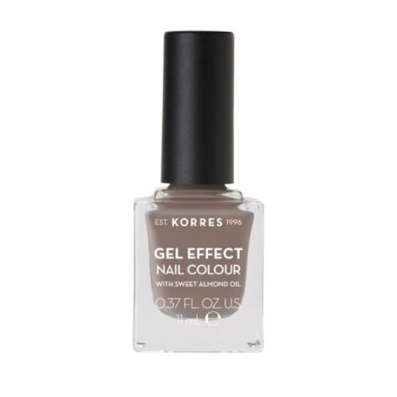 Korres Gel Effect Nail Colour No.95 Stone Grey Βερνίκι Νυχιών, 11ml