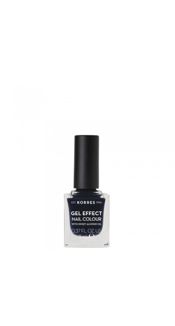 Korres Βερνίκι Νυχιών Gel Effect Nail Colour No88 Steel Blue, 11ml 