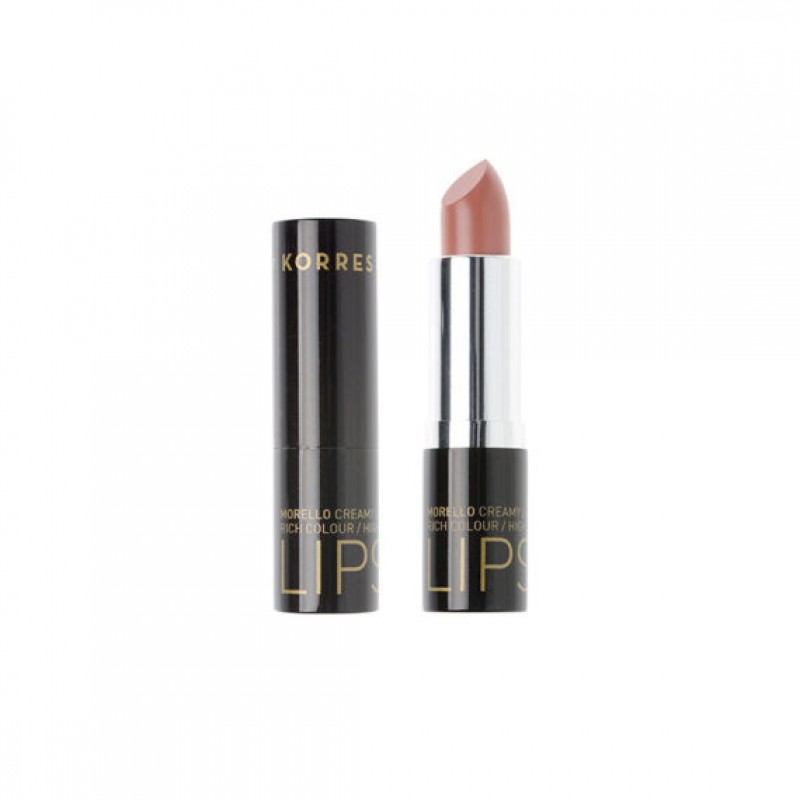 Korres Morello Creamy Lipstick No 04 Λαχταριστό Μελί, Σταθερό-Λαμπερό Αποτέλεσμα, 3,5gr 