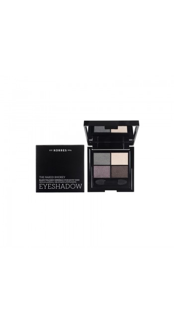 Korres Eyeshadow Quad The Naked Smokey Παλέτα Σκιών 4 Χρωμάτων, 5gr 