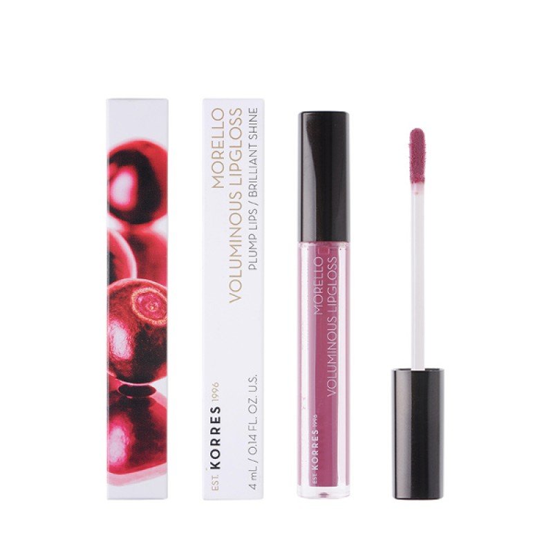 Korres Morello Voluminous LipGloss 27 Berry Purple, 4ml 