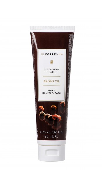 Korres Argan Oil Μάσκα Μαλλιών Για Μετά Τη Βαφή 125ml