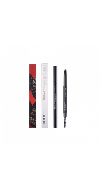 Korres Minerals Precision Brow Pencil, Μολύβι Φρυδιών 03 Light Shade 