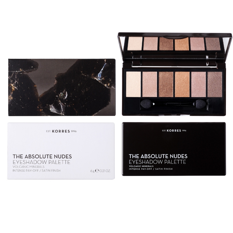 Korres Volcanic Minerals Eyeshadow Palette The Absolute Nudes 