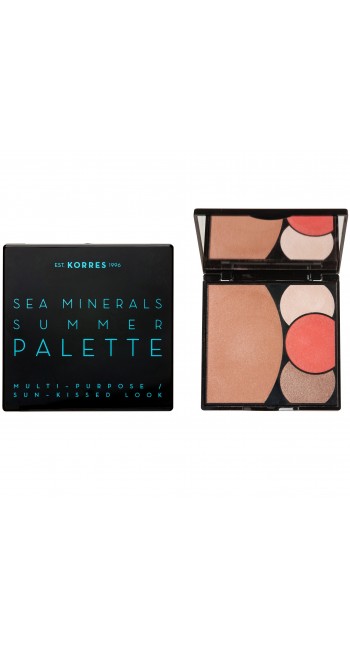 Korres Sea Minerals Summer Palette για Πρόσωπο και Μάτια Coral Sunsets, 13gr 