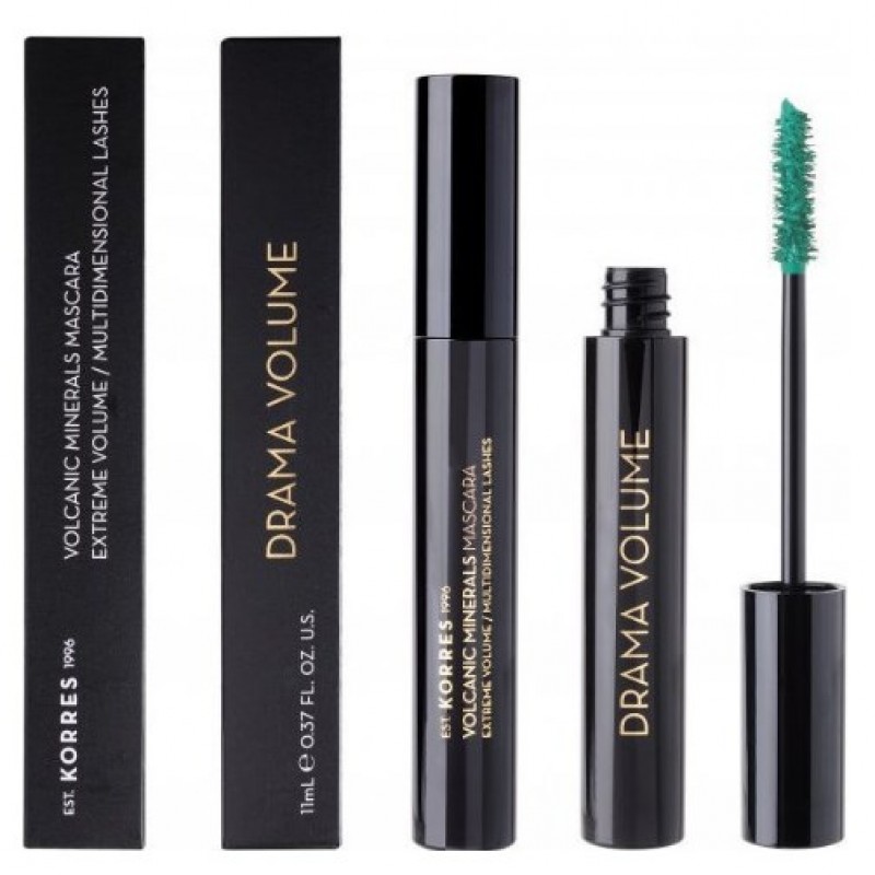 Korres Volcanic Minerals Mascara Drama Volume 04 Emerald, 11ml 