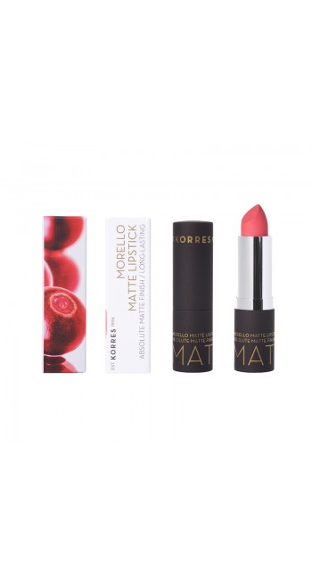 Korres Morello Matte Lipstick 49 Watermelon Sorbet, 3.5gr 