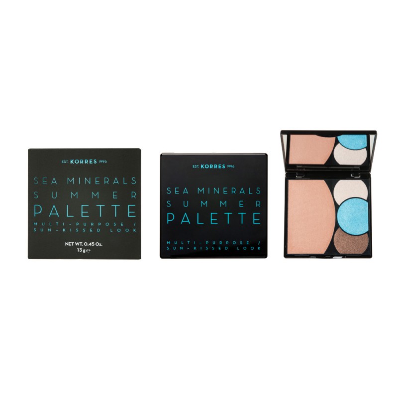 Korres Sea Minerals Summer Palette για Πρόσωπο και Μάτια Blue Waves, 13gr 