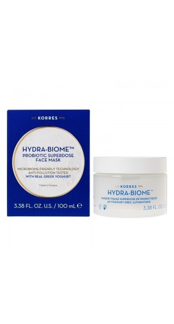 Korres Greek Yoghurt Hydra-Biome Probiotic Superdose Face Mask, 100ml 