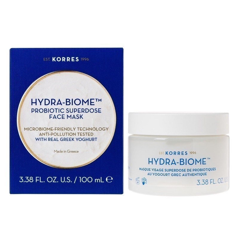 Korres Greek Yoghurt Hydra-Biome Probiotic Superdose Face Mask, 100ml 