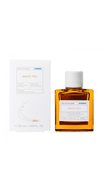 Korres White Tea Eau De Toilette Γυναικείο Άρωμα Λευκό Τσάι, 50ml