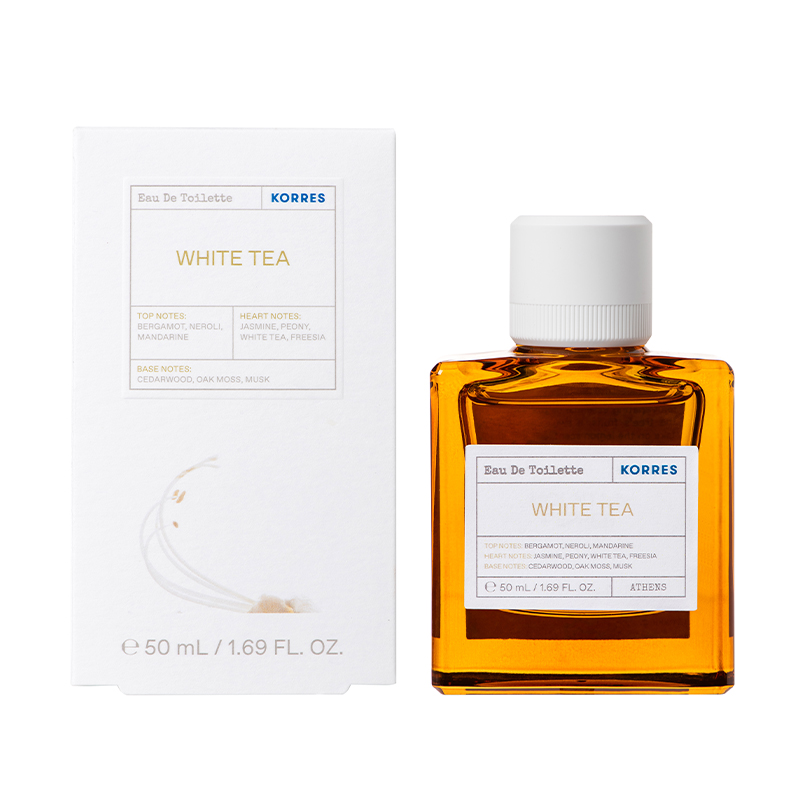 Korres White Tea Eau De Toilette Γυναικείο Άρωμα Λευκό Τσάι, 50ml