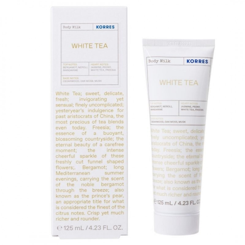 Korres Body Milk White Tea Ενυδατικό Γαλάκτωμα Σώματος, 125ml