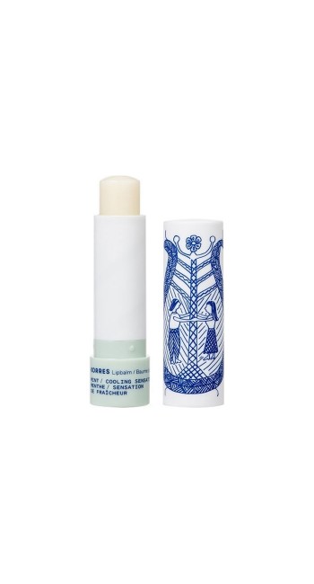 Korres Lip Balm Mint Cooling Sensation Ενυδατική Φροντίδα για τα Χείλη με Μέντα για Αίσθηση Δροσιάς, 4.5g