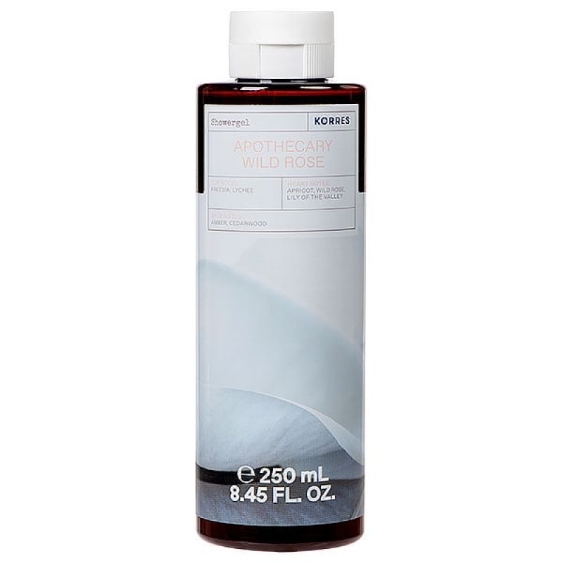 Korres Shower Gel Wild Rose Αφρόλουτρο Άγριο Τριαντάφυλλο, 250ml