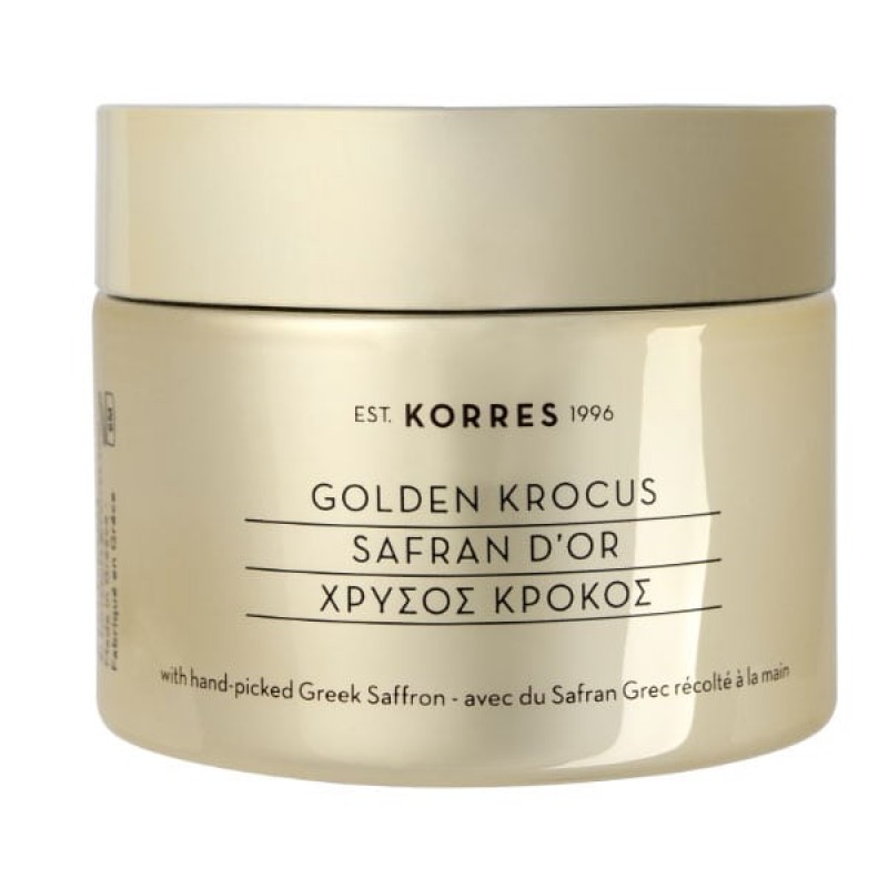 Korres Golden Krocus Hydra-Filler Plumping Cream Επανορθωτική Κρέμα Νεότητας Σύσφιγξη & Lifting, 50ml