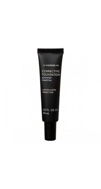 Korres Corrective Foundation SPF15 / Acf2 Διορθωτικο Make Up για Μετριες Ατελειες με Ενεργό Άνθρακα, 30ml