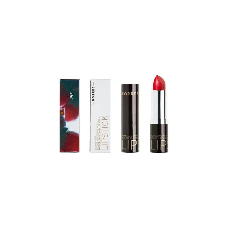 Korres Morello Creamy Lipstick 52 Red Satin Κραγιόν, 3.5gr