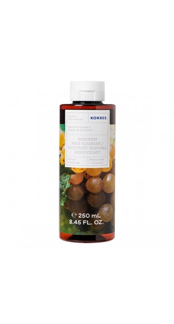 Korres Shower Gel Santorini Grape Αφρόλουτρο Αμπέλι Σαντορίνης, 250ml