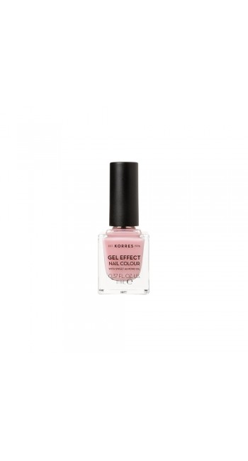 Korres Βερνίκι Νυχιών Gel Effect Nail Colour No07 Ballerina Rose, 11ml 