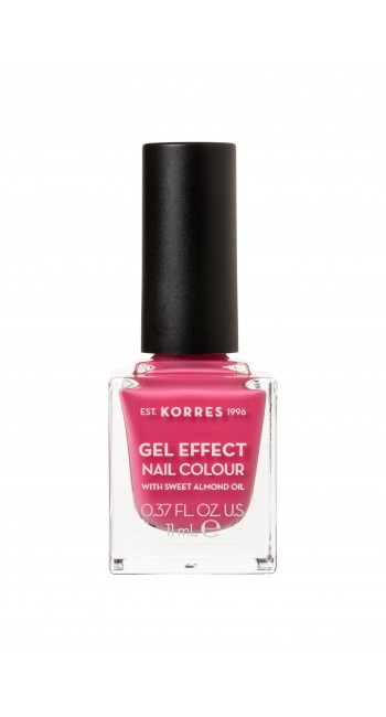 Korres Βερνίκι Νυχιών Gel Effect Nail Colour No20 Pink Parfait Rose, 11ml 