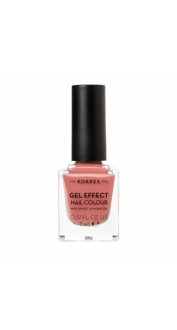 Korres Βερνίκι Νυχιών Gel Effect Nail Colour No36 Misty Rose, 11ml 