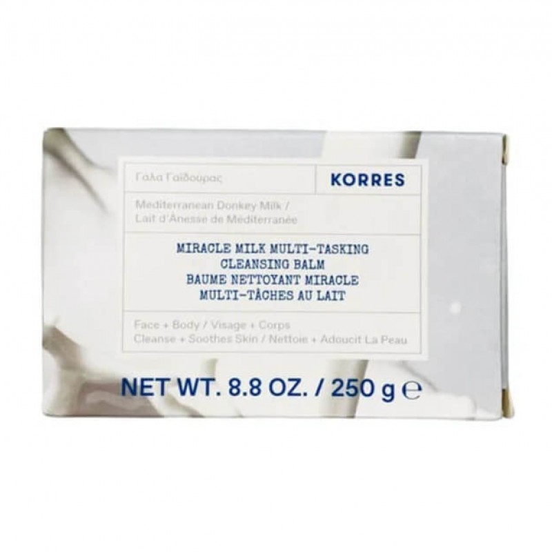 Korres Miracle Milk Multi-Tasking Απαλό Σαπούνι Καθαρισμού με Γάλα Γαϊδούρας, 250g