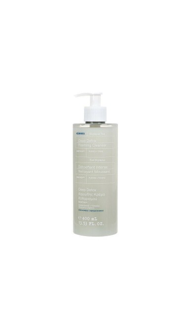 Korres Τσαϊ του Ολύμπου Deep Detox Foaming Cleanser, 400ml 