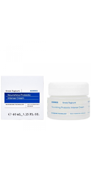 Korres Greek Yoghurt Nourishing Probiotic Intense Cream Κρέμα Ημέρας Πλούσιας Υφής για Ξηρές Επιδερμίδες για Ενυδάτωση με Προβιοτικά, 40ml