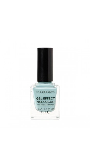 Korres Gel Effect Nail Colour With Sweet Almond Oil Βερνίκι Νυχιών 39 Phycology 11ml 