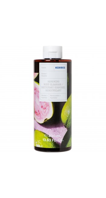 Korres Renewing Body Cleanser Ενυδατικό Αφρόλουτρο Guava, 400ml 