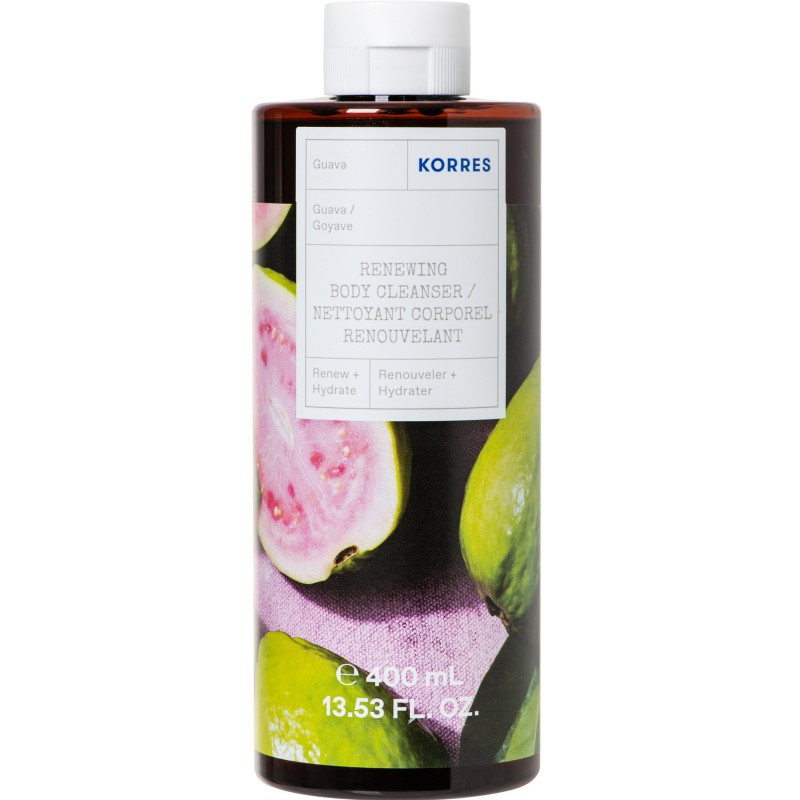 Korres Renewing Body Cleanser Ενυδατικό Αφρόλουτρο Guava, 400ml 