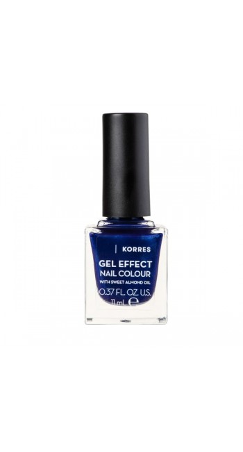 Korres Gel Effect Nail Colour Νο.87 Infinity Blue Bερνίκι Νυχιών, 11ml