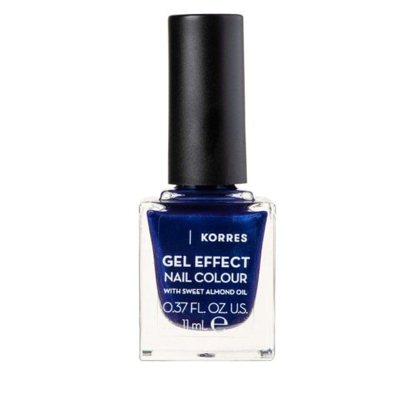 Korres Gel Effect Nail Colour Νο.87 Infinity Blue Bερνίκι Νυχιών, 11ml