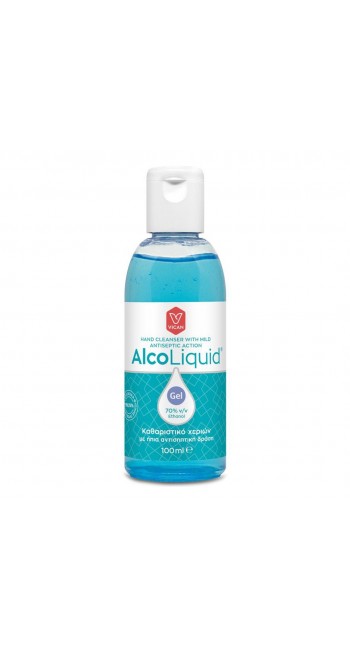 Vican Alcoliquid Αντισηπτικό Τζελ Χεριών, 100ml