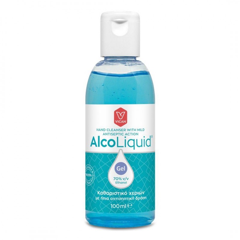 Vican Alcoliquid Αντισηπτικό Τζελ Χεριών, 100ml