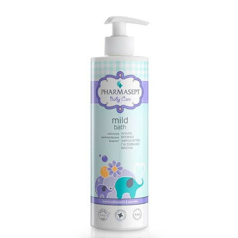 Pharmasept Tol Velvet Baby Mild Bath Βρεφικό Αφρόλουτρο για Σώµα & Μαλλιά, 500ml