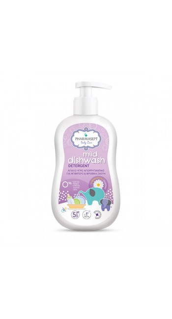 Pharmasept Baby Care Mild Dishwash Detergent Απαλό Υγρό Απορρυπαντικό για Βρεφικά Σκεύη & Μπιμπερό, 400ml 