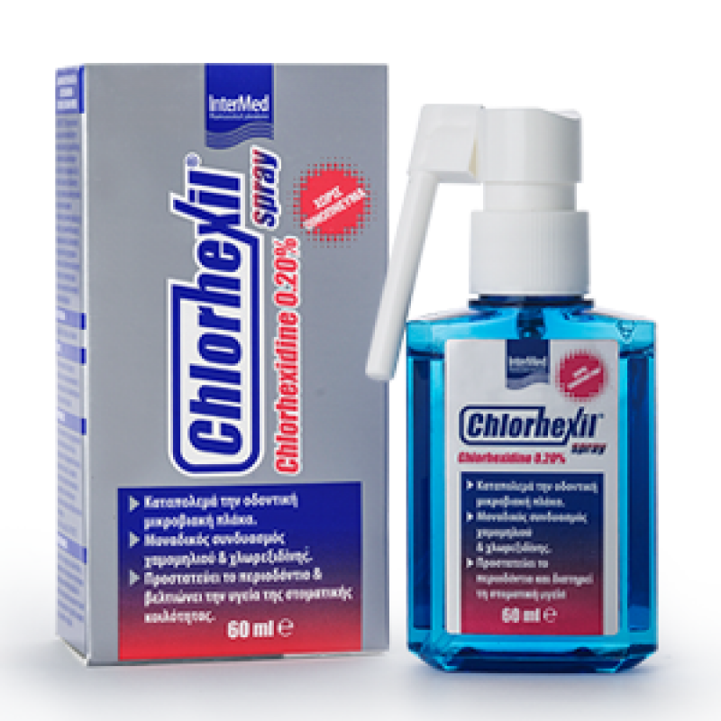 Intermed Chlorhexil ® 0.20% Spray Αντισηπτικό Στοματικό Σπρέι, 60ml