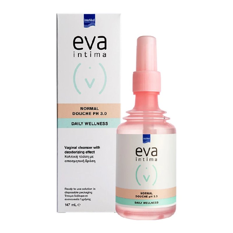 Eva Intermed Douche Normal, Κολπικό Ντους με Ξύδι PH3.0, 147ml 