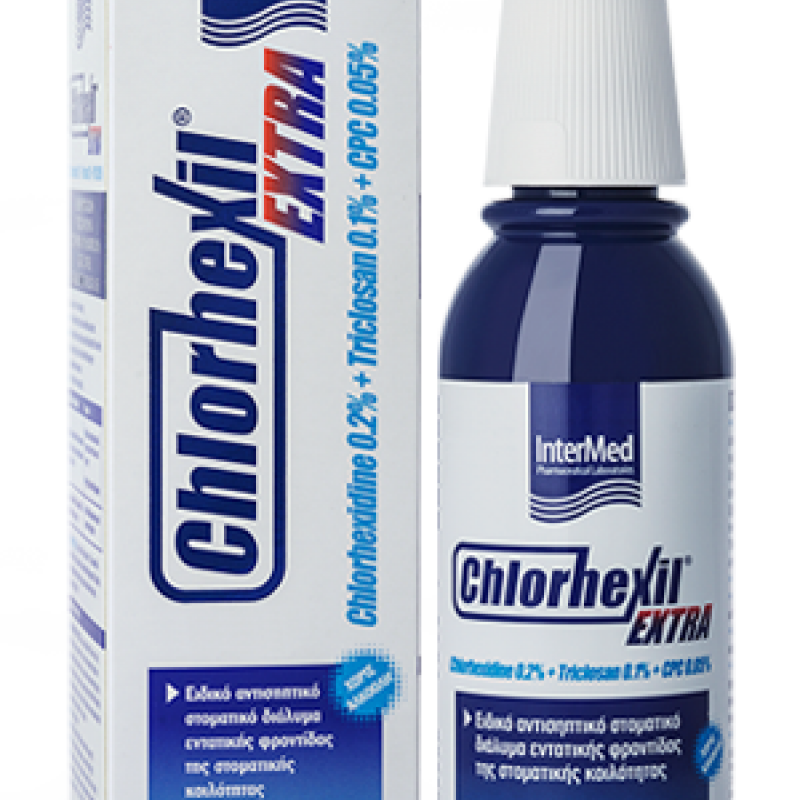 Intermed Chlorhexil Extra Mouthwash Στοματικό Διάλυμα, 250 ml