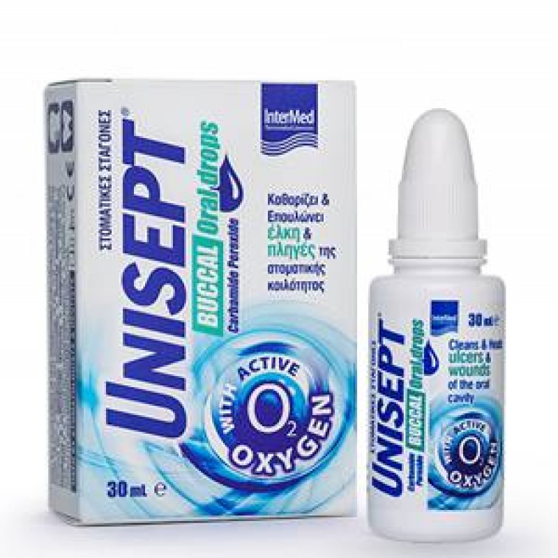 Intermed Unisept Στοματικές Σταγόνες-Buccal Drops 30ml