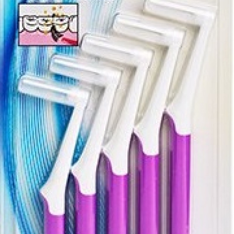 Intermed Chlorhexil Interdental Brushes S 1,0mm Μεσοδόντια Βουρτσάκια Μωβ, 5τμχ