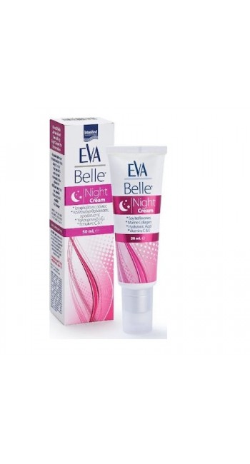 Eva Belle Night Cream, Αντιοξειδωτική Θρεπτική Κρέμα Προσώπου & Λαιμού 50ml 