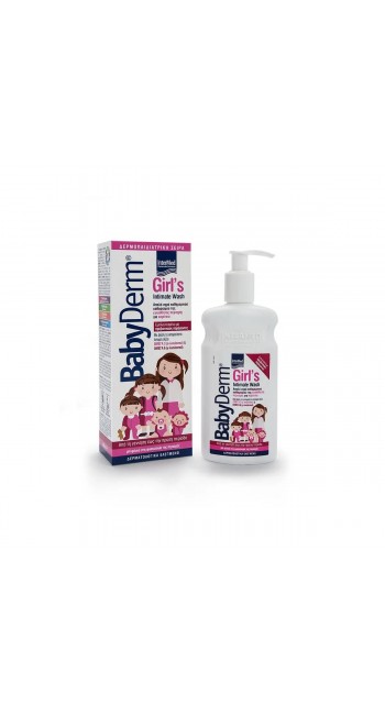 Intermed Babyderm Girl's Καθαριστικό Ευαίσθητης Περιοχής για Κορίτσια, 300ml 