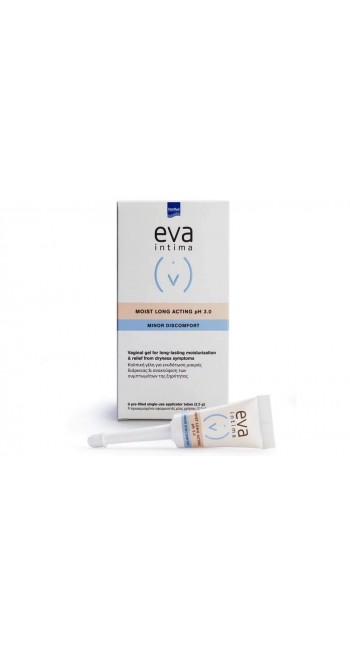 Eva Intima Lactic Κολπική Γέλη για Επαναφορά & Διατήρηση του Φυσιολογικού Κολπικού pH, 9x5ml