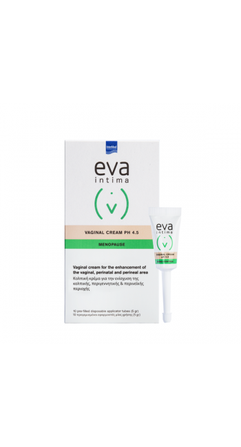 Intermed Eva Intima Meno-Control Vaginal Cream Κρέμα Ανάπλασης της Κολπικής Περιοχής σε Μονοδόσεις, 10x5gr